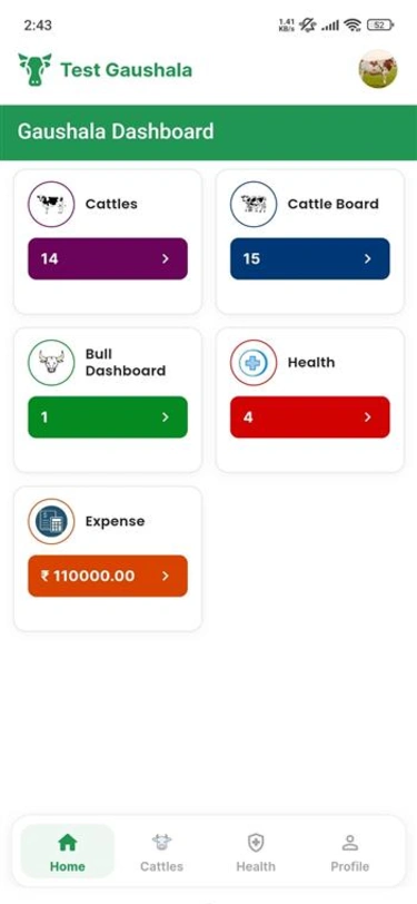 Cattle Trading App Screen