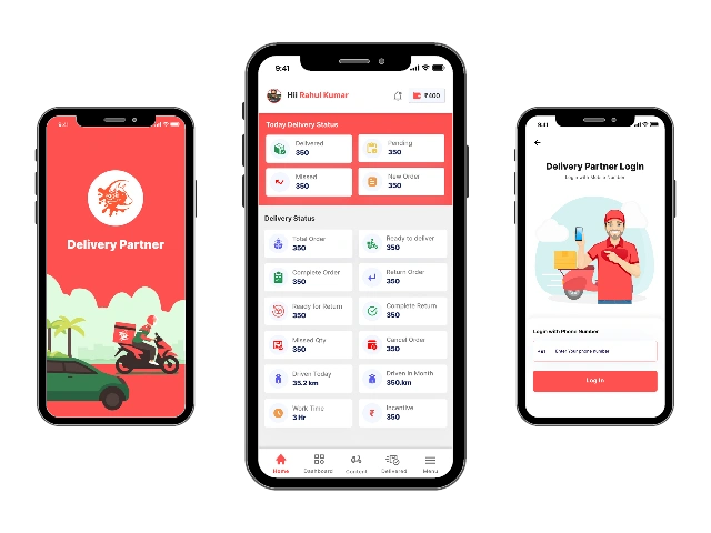 Delivery partner earning with DairyKhata milk delivery app