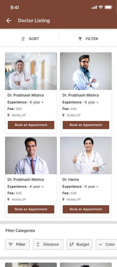 Doctor Listing
