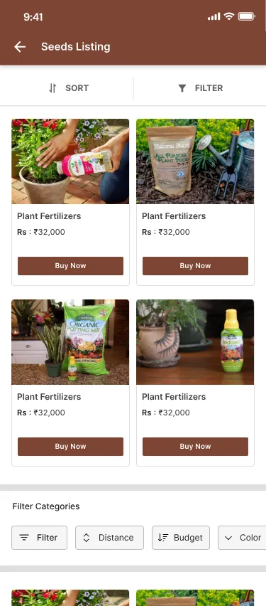 Seeds Listing