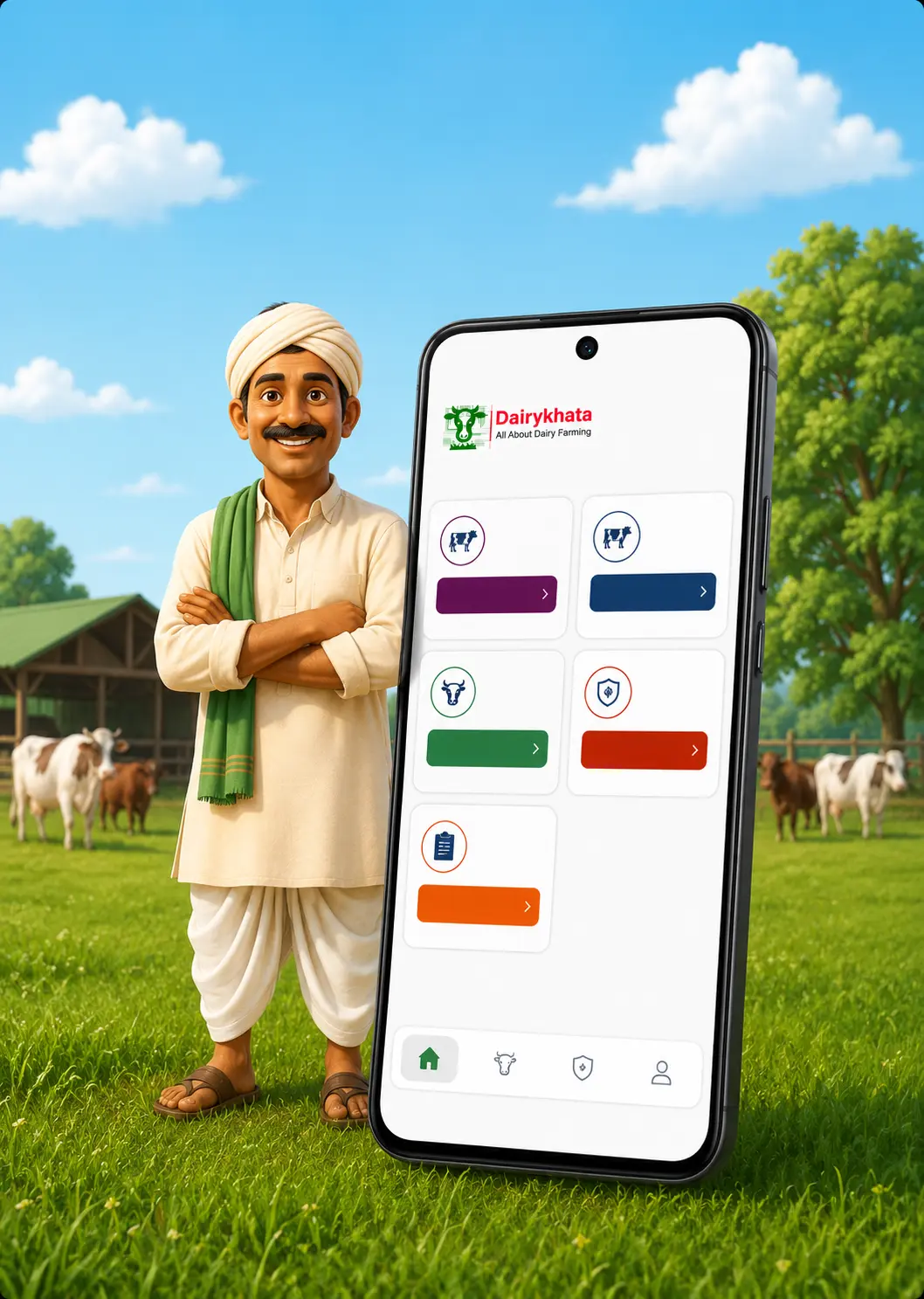 DairyKhata farmer